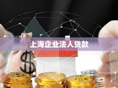 上海企业法人贷款